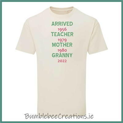 Milestones Organic Cotton Natural Tshirt